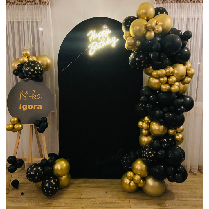 Urodziny czarno-złote