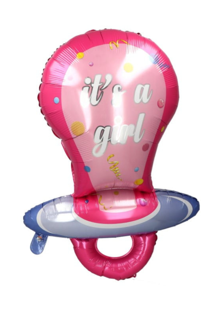 Balon foliowy SMOCZEK różowy It's a Girl 