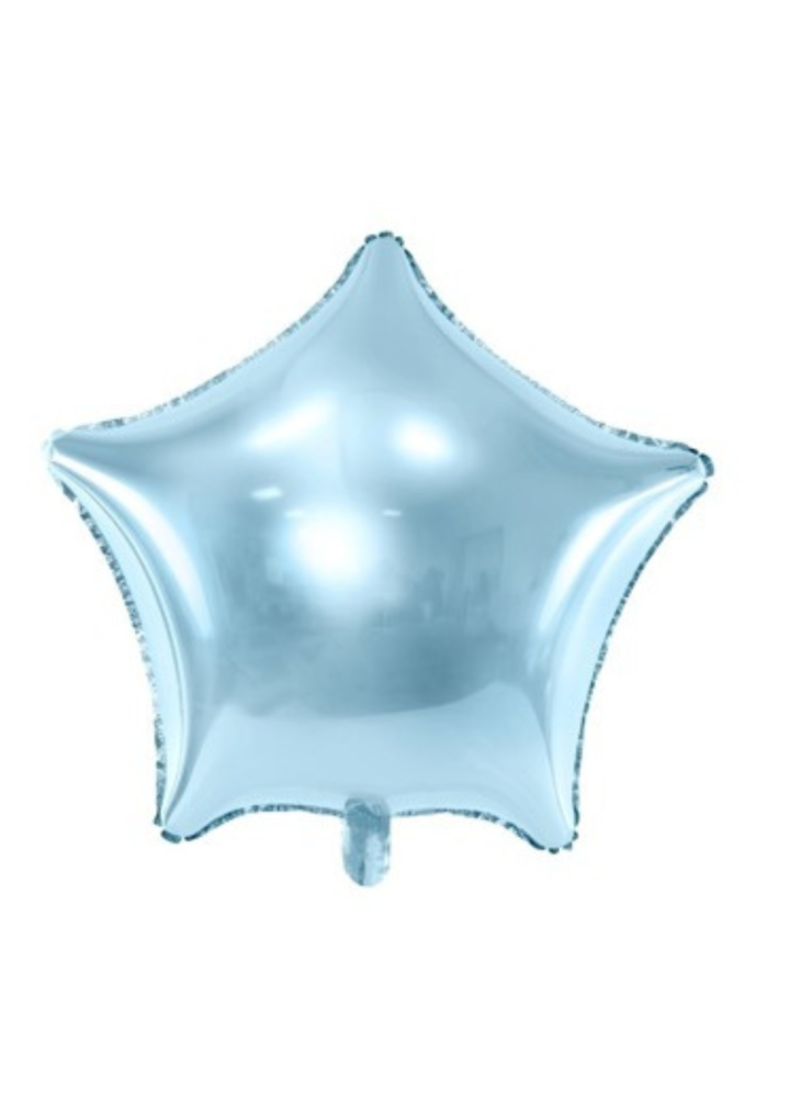 Balon foliowy gwiazdka błękitna 45cm