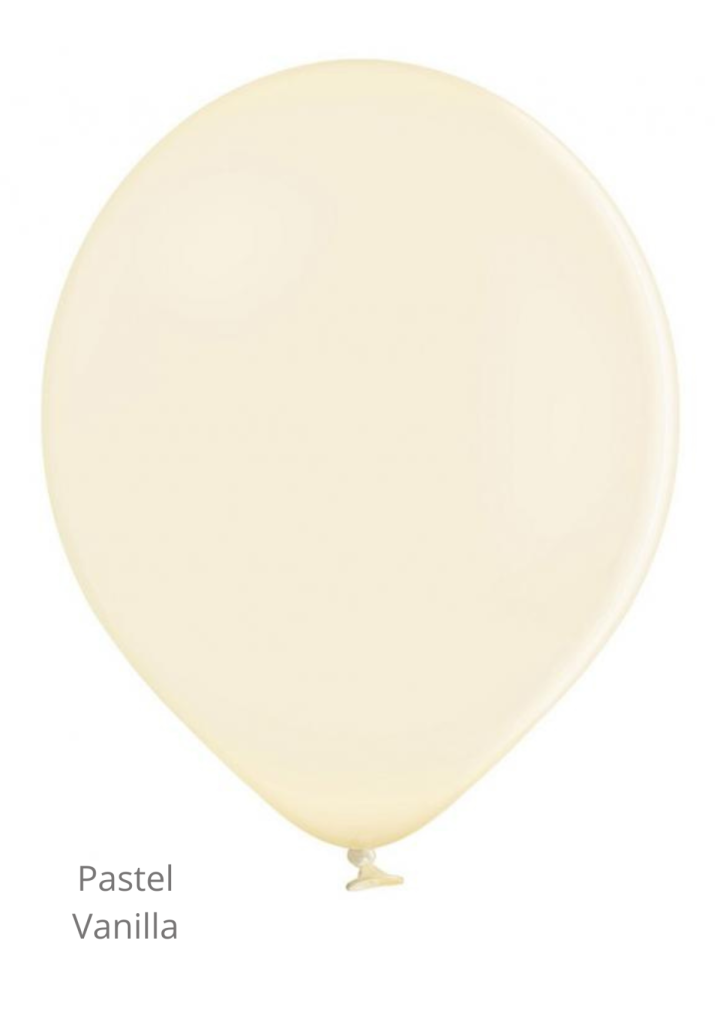Balon ecru pastel VANILLA 30cm