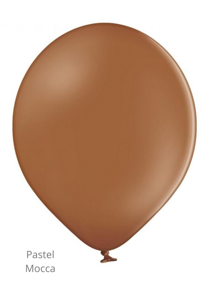 Balon brązowy pastel MOCCA 30cm